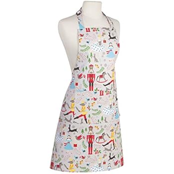 Now Designs Nutcracker Basic Cotton Kitchen Chef's Apron