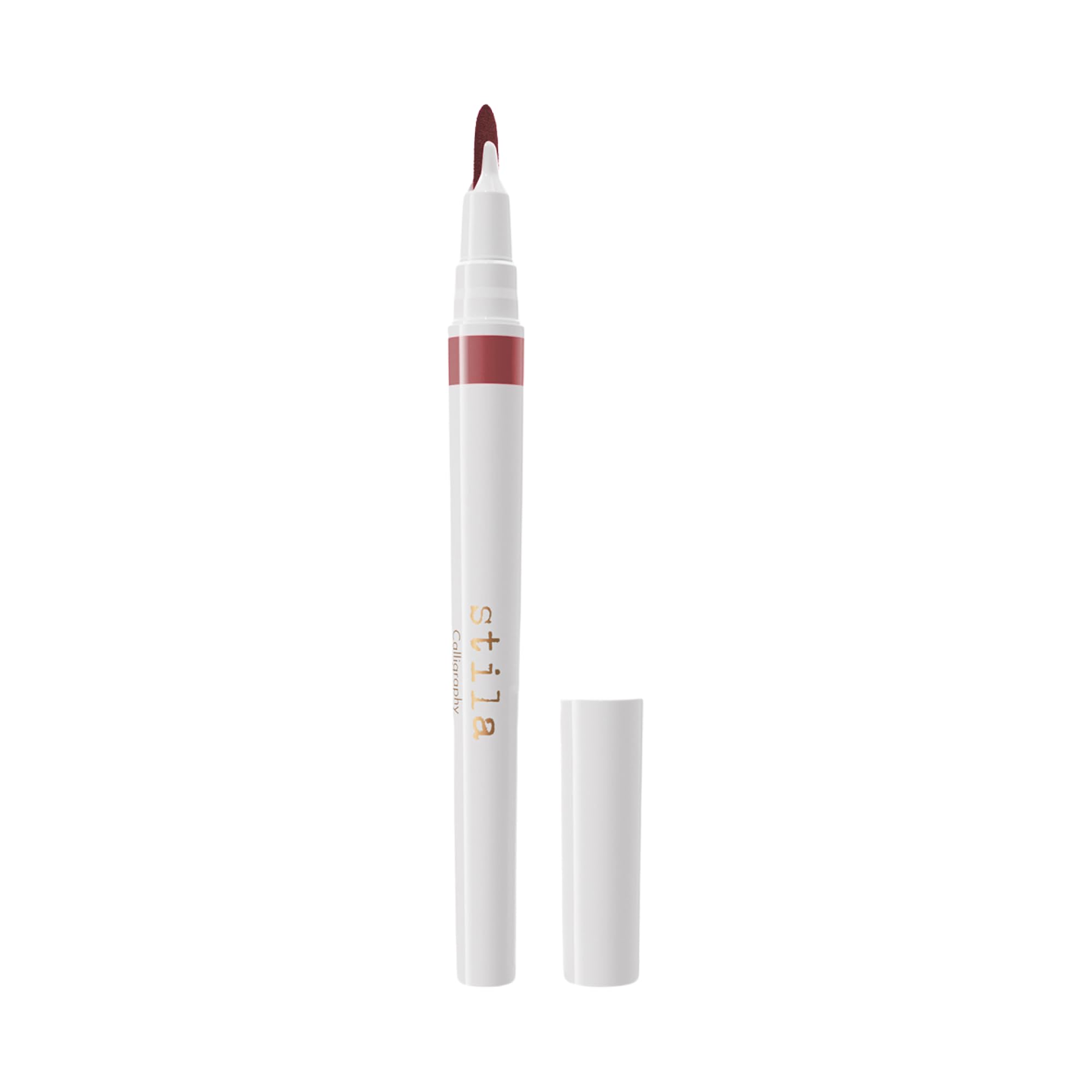 Photo 1 of stila Calligraphy Lip Stain | Long-Lasting Tint, Moisturizing, Transfer-Proof, Lightweight, Sheer Buildable Color, Fades to a Natural Wash of Color | Hedy, 22 Fl. Oz.