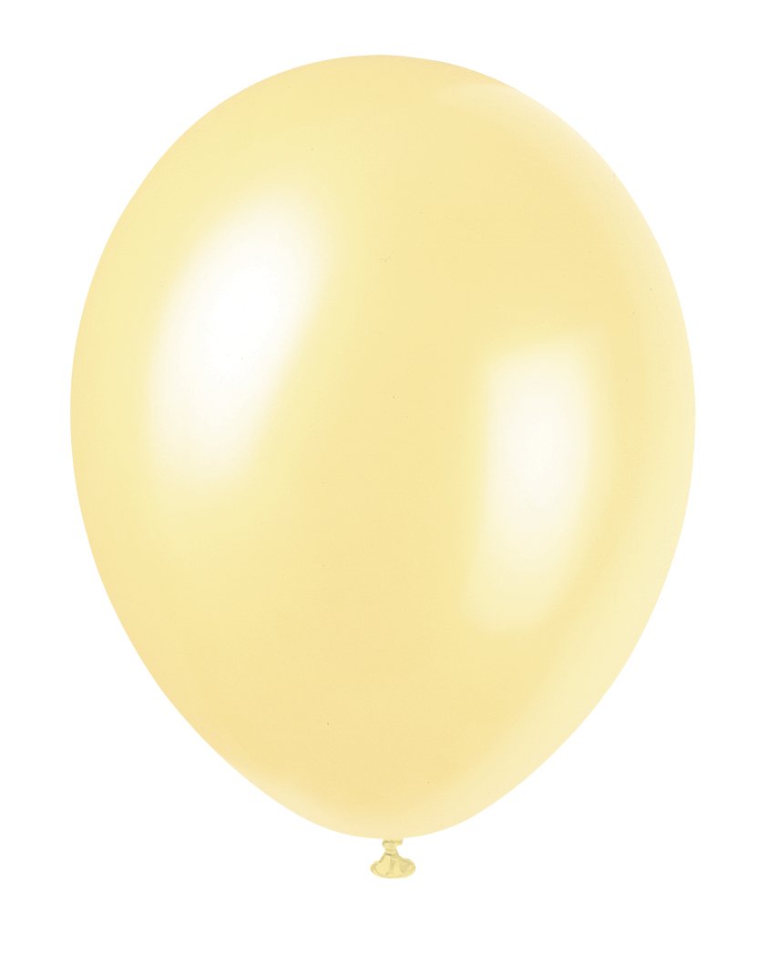 Premium Ivory Pearlized Balloons (30cm) Pack of 8 - Elegant Party Decorations — image 1