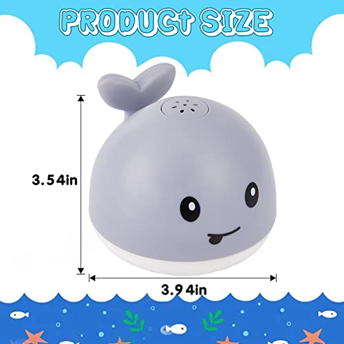 Baby Bath Toys, Rechargeable Whale Automatic Spray Water Bath Toy