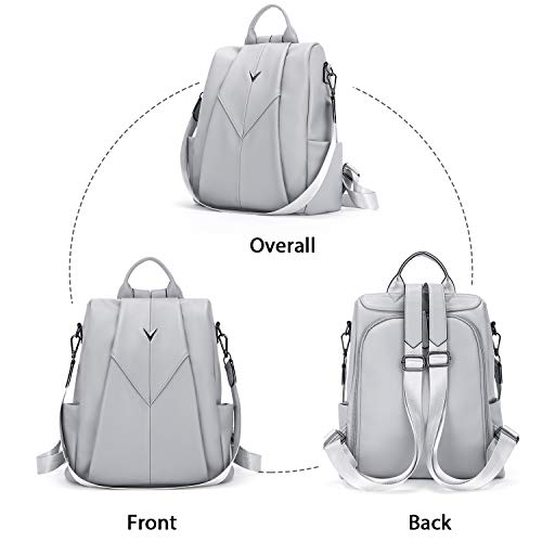 WESTBRONCO Backpack Purse for Women Leather Travel Anti Theft Large