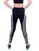MANSTORE?Women's?Workout?Leggings?Pant?Solid?Splice?Grey?9-inch?Tight?Pants (grey,L)