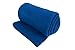 OSAGE RIVER Sleeping Bag Liner, Microfiber Fleece Travel Sheet Sleep Sack for Camping Travel Backpacking, Lightweight Zippered Sleeping Bag Inner Liner, Adults & Kids, Navy Blue