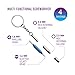 Glasses Repair Kits by SQV - 9 Types of Replacement Nose Pads for Eyeglass & Sunglass, Stick on Pad, Mini Screws, Rimless Screw, Eye Glass Screwdriver, Anti-Slip Strap & Tips, Travel Size (Premium)