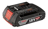 Bosch BAT612 18-volt Lithium-Ion 2.0 Ah Slim Pack Battery with Digital Fuel Gauge