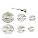 7pcs/set SharpCut Disc Drill Blades-Connecting Rod HSS Saw Cutter for Cutting Wood,Plastic,PVC,Aluminum Alloy,Soft Metal etc. (Silver)