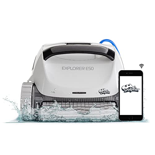 Dolphin Explorer E50 Robotic Pool Vacuum Cleaner with WiFi Control