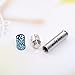 Stainless Steel only Love Hollow Urn Pendant Necklace - Memorial Ash Keepsake - Cremation Jewelry,Blue