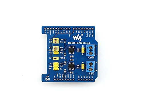 Waveshare RS485 CAN Shield Enable RS485/CAN Communication Functions for STM32 NUCLEO/XNUCLEO Development Board Compatible Arduino UNO, Leonardo 3.3V