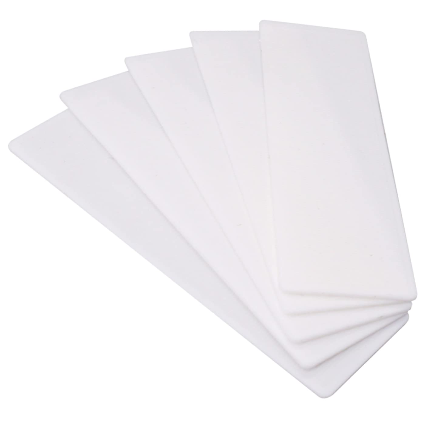 SKIR'CO (50 pcs) Plastic Flat Shims 1 mm, Glazing Packers 40 x 100 mm, Frame Spacers, Door and Window Frame Packers