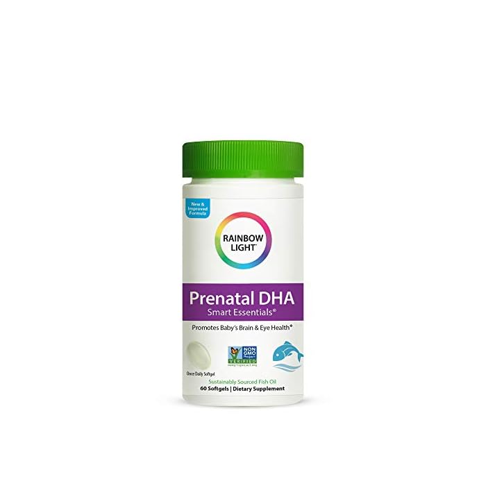 Rainbow Light Prenatal Vitamin, Omega-3 Fatty Acids & Prenatal DHA, Multivitamin for Women, Gluten Free, Promotes Baby's…