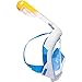 TRIBORD SUBEA Easybreath Full Face Snorkel Mask Anti-Fog (Latest Version) with Camera Fixation and Microfiber Cloth 6.6