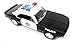 1967 5-inch Kinsmart Chevy Camaro Z28 Black & White Police 1/37 Scale with Pullback Action