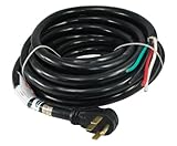 Conntek 14303 RV/Generator Power Cord 36-Foot 50 Amp Male Plug to Bare Wire
