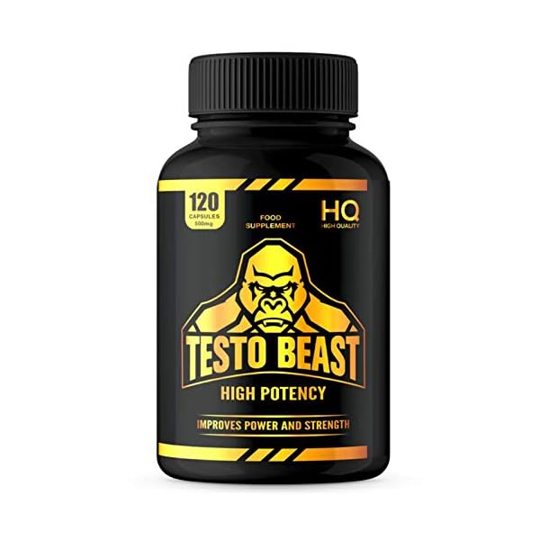 Test-Booster-for-Men-120-Capsules-Magnesium-Zinc-and-Vitamin-D-Vegan-Made-in-The-UK-GMP-Approved-New-Formula-Beast-and-Bulk-Nutrition Test Booster for Men | 120 Capsules | Magnesium, Zinc and Vitamin D | Vegan | Made in The UK | GMP Approved | New…