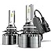 9005 LED Headlight Bulbs High Beam, Marsauto Super Bright HB3 Headlamp Conversion Kit with Fan, CANbus-Ready IP67 CSP Chips 6000K Xenon White 2-Pack