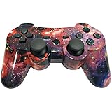 PS3 Controller Wireless Double Shock Gamepad for Playstation 3 Remotes, 6 axis Joystick Wireless PS3 Controller with Charging Cable by bowei