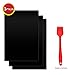 UNIFUN Grill Mat, Set of 3 Non-stick BBQ Grilling Accessories for Weber, Gas, Charcoal Grills with 1 Basting Brush