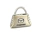 Mazda Purse Shape Keychain W/6 Swarovski Crystals