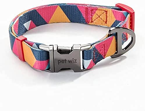 Geometric Pattern Dog Collar - Small