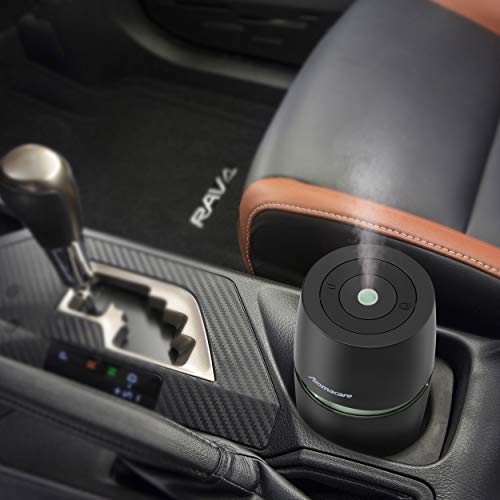 Aromacare 90ml Essential Oil Diffuser for Car, USB Car Diffuser,Portable Mini Car Cup Diffuser/Humidifier, Perfect Air Freshener for Vehicle, Travel Size, Black