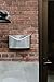 Umbra 460322-592 Postino Wall-Mount Mailbox, Stainless Steel