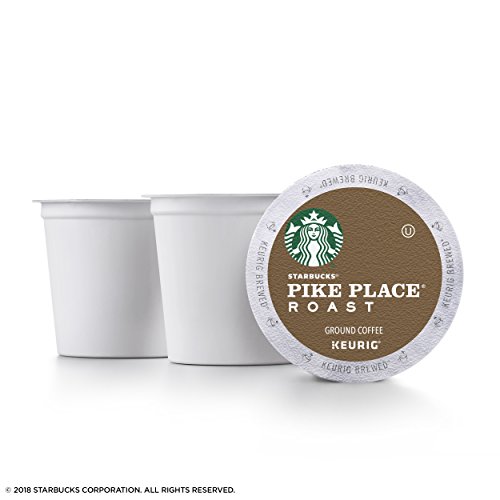 Starbucks Pike Place Roast Medium Roast Single Cup Coffee for Keurig Brewers, 1 box of 32 (32 total  - //coolthings.us
