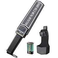 KINCREA Hand Held Metal Detector Wand Security Scanner with 9V Battery