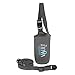 WaterVault Neoprene Bottle Holder, Adjustable Detachable Strap, Shoulder Sling & Hand Carrier - Grey Regular