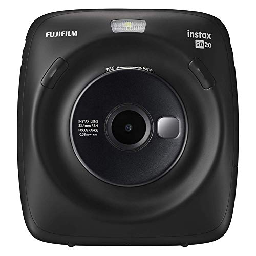 Fujifilm Instax Square Sq20 Noir Appareil Photo Instantané Noir/Beige