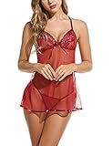 Avidlove Women Sexy Lingerie Transparent Sleepwear Babydoll Chemises Outfits