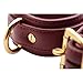 Strict Leather Luxury Burgundy Locking Ankle Cuffsthumb 1