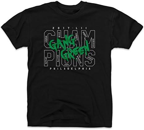 Gang Green Philadelphia Football Champions Kids Shirt Youth Medium (8Y) Black - Gang Green Philadelphia Football Champions WHT
