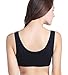 CAKYE Women's Maternity Nursing Bra for Sleep and Breastfeeding 3 Pcs/Pack (Medium/36B,36C,36D, Black/Gray/Light Green)