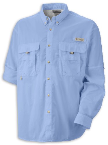 Columbia Men's Bahama II Long Sleeve Shirt Big, SAIL, 3X