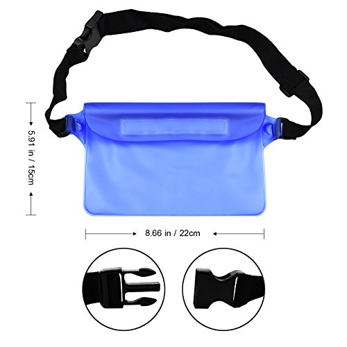 NKTM Waterproof Pouch Dry Bag Fanny Pack with Waist Strap Keep