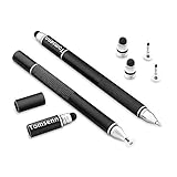 TOMSENN 3 In 1 Fine Point Stylus for iPad, iPhone, Android, Kindle, Samsung, and Windows Tablets 2 Packs