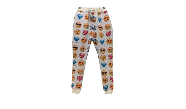 Women's 3D Hearts Emoji Sweatpants 