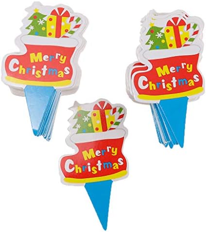 クリスマス カップケーキ 子供 休日 誕生日 ケーキ クリスマスの靴下 写真小物 トッパー