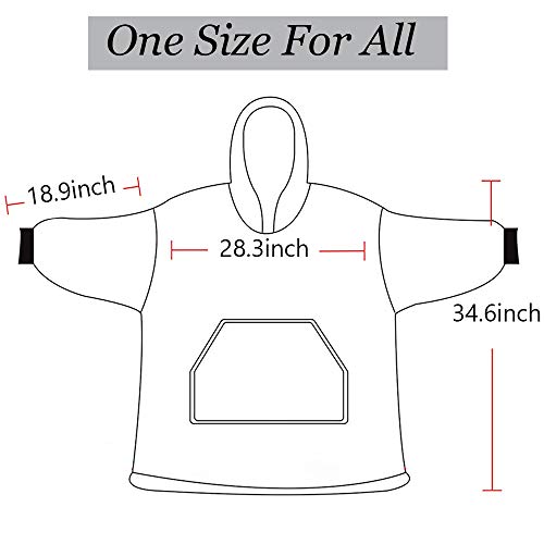 cotton yangda Hoodie deken, oversized hoodie sweatshirt, originele deken sweatshirt, super zacht, gezellig, warm… - Image 8
