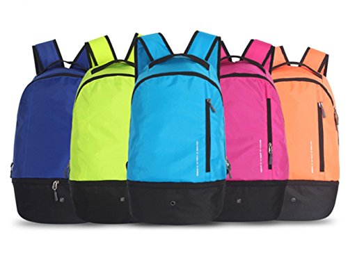 LOVEHIKE Lightweight Sports Athletic Backpack Shoulder bag for Team Soccer Ball Basketball Volleyball Football Baseball Orange