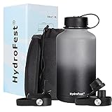 HydroFest Sports Water Bottle, 64oz Water Bottle