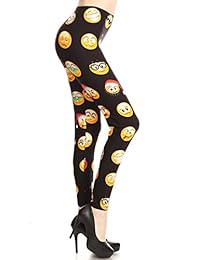 Leggings Mania Leggings Leggings Leggings para dama impreso de longitud completa de cintura alta ultra suave elástico siempre leggings