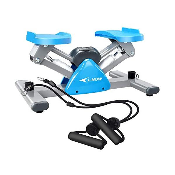 L-NOW-Mini-Stair-Stepper-for-Exercise-Equipment-Stair-Stepper-Machine-with-Resistance-Bands-and-LCD-MonitorMini-Stepper-for-Indoor-Workout L NOW Mini Stair Stepper for Exercise Equipment Stair Stepper Machine with Resistance Bands and LCD Monitor,Mini Stepper…