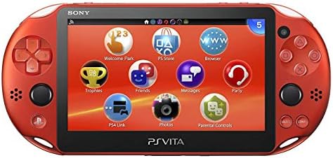 Amazon.com: Sony PlayStation Vita 2000 Wi-Fi Metallic Red (Japan