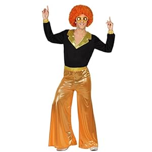Atosa-27248 Disfraz Hombre Disco, Color Naranja, XL (27248)
