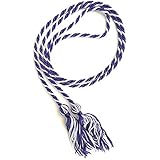 Graduation Honor Cords (Purple and White)
