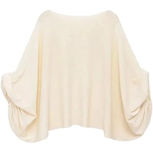 Women's Casual Solid Knit Long Sleeve Chic Bat Sleeve Loose Fashion Sweater Spring Top