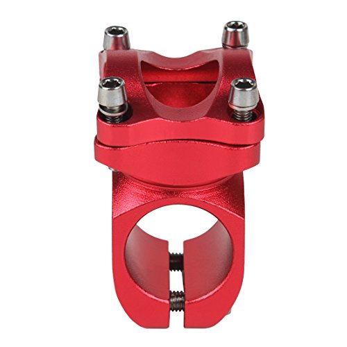 Andux 31.8mm Aluminum Alloy Bike Handlebar Stem Riser for BMX MTB 1pcs BL-02 (Red)