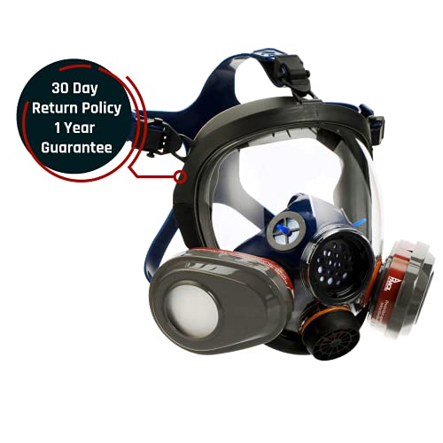 PD101 Full Face Organic Vapor Respirator Full Manufacturer Warranty